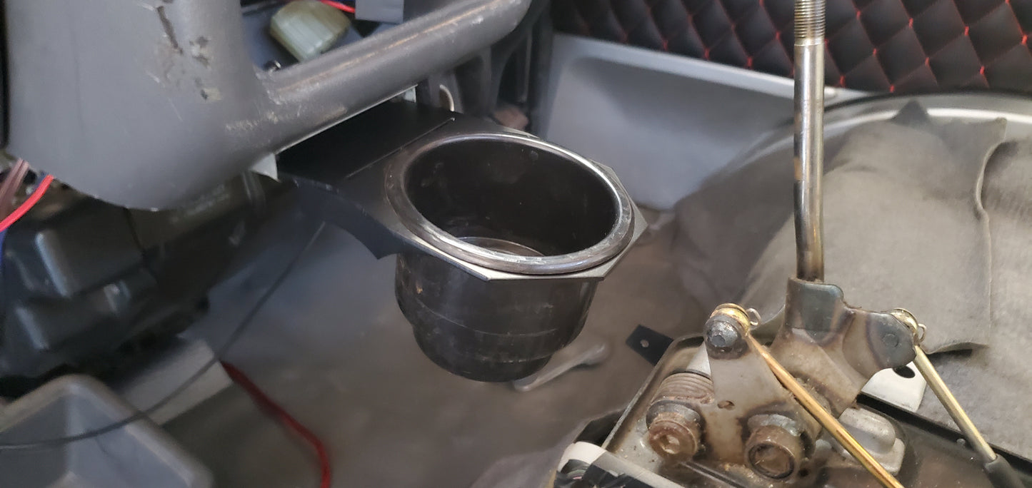 Cup Holder uses ashtray mount