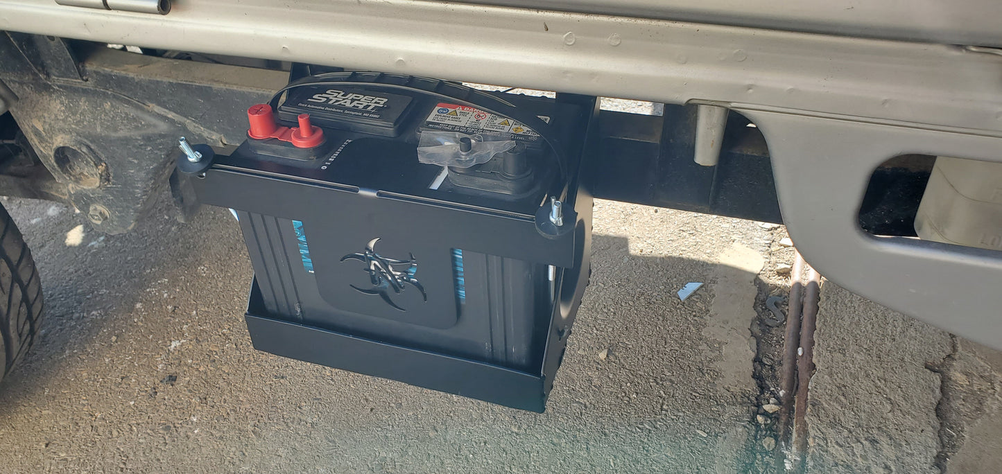 Passenger side battery box